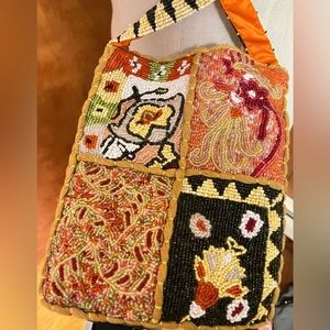 Vintage Christiana Beaded Crossbody bag